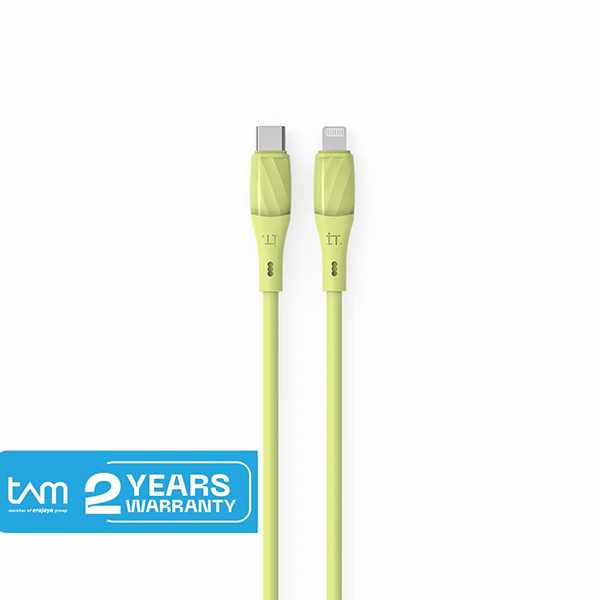 IT Trans Silica Cable C to L - Lime