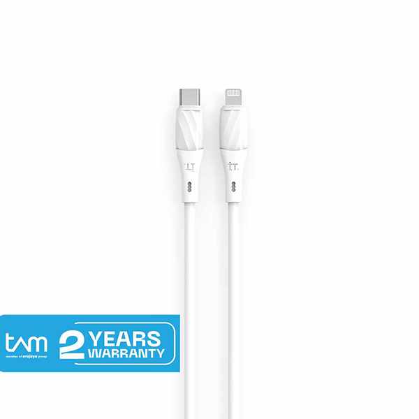IT Trans Silica Cable C to L - White
