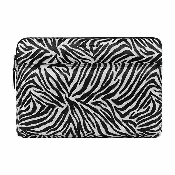 Kate Spade Puffer Sleeve 14 inch Zebra - Black