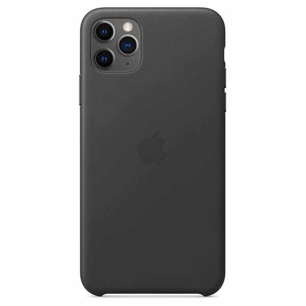 iPhone 11 Pro Max Leather Case, Black