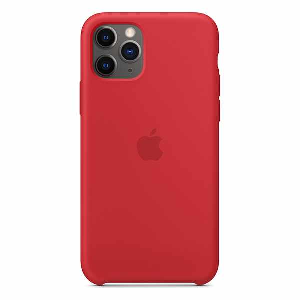 iPhone 11 Pro Silicone Case, (PRODUCT)Red