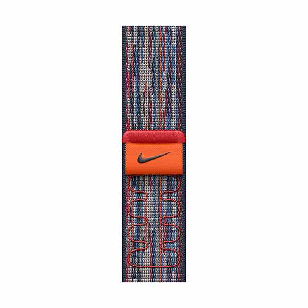 Apple 42mm Nike Sport Loop, Blue/Red