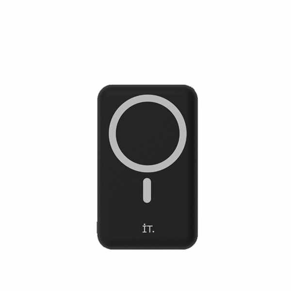 IT Wireless Magnetic Powerbank WPB11 10.000mAh - Black