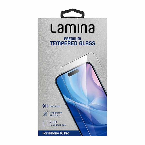 Lamina Tempered Glass iPhone 16 Pro + Applicator