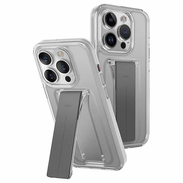Uniq iPhone 15 Pro Heldro Stand - Clear